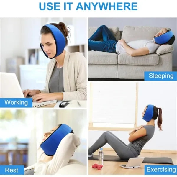 Wrap with Gel Pack for Jaw Pain Relief