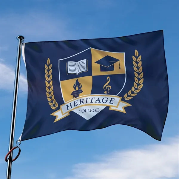4' x 6' Digitally Printed Single Reverse Spun Polyester Flag