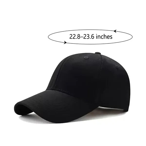 Custom 6-Panel Cotton Baseball Cap with Logo