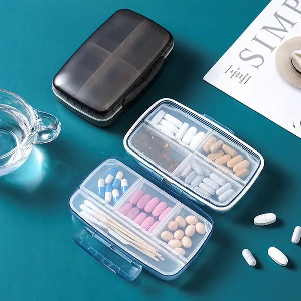 Large Capacity 8 Compartments Pill Box