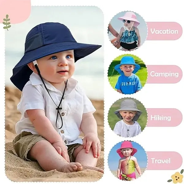 Kids Summer UPF 50+ Protection Caps