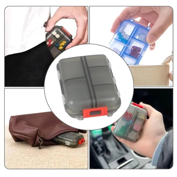 Travel Pocket Daily Medicine Case Pill Organizer Box
