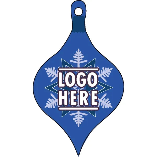 1/4" Recycled Wood Ornaments-Ornament 1 - Blue