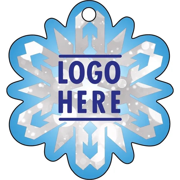 1/4" Recycled Wood Ornaments-Snowflake 3