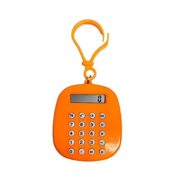 Small Electronic Calculator Keychain