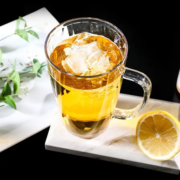 18oz Plastic Clear Beer Mug w/ Handle
