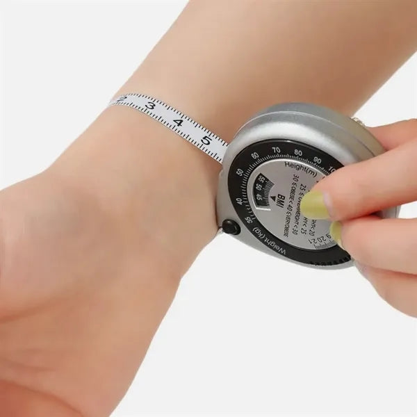 Retractable BMI Health Tape Measure with Body Fat Monitor