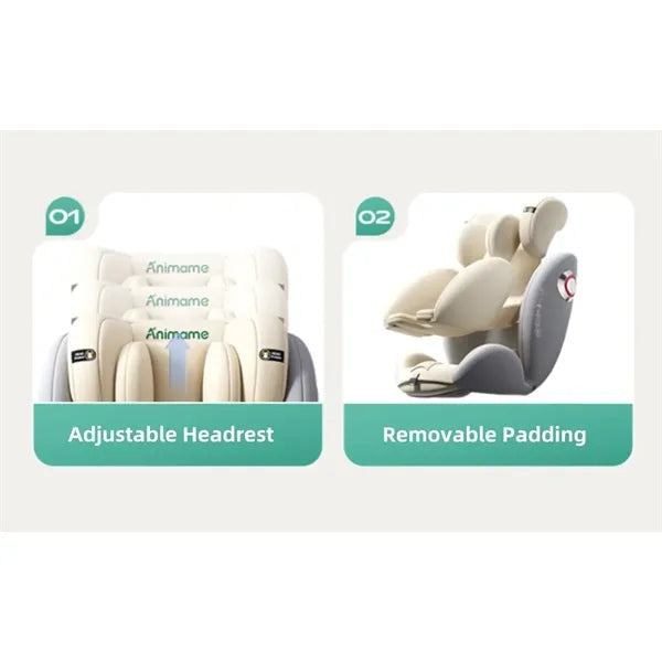4-in-1 Convertible Car Seat for Infants to Big Kids