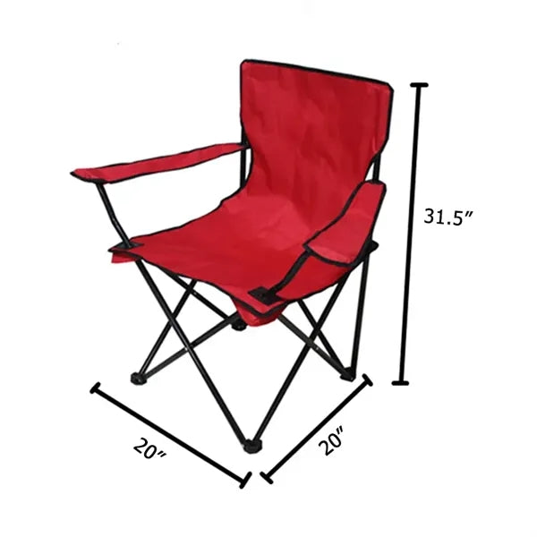 Outdoor Foldable Fishing Chair with Armchair