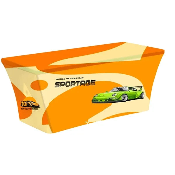 6' Standard Stretch Table Cover (Full Color Dye Sublimation)
