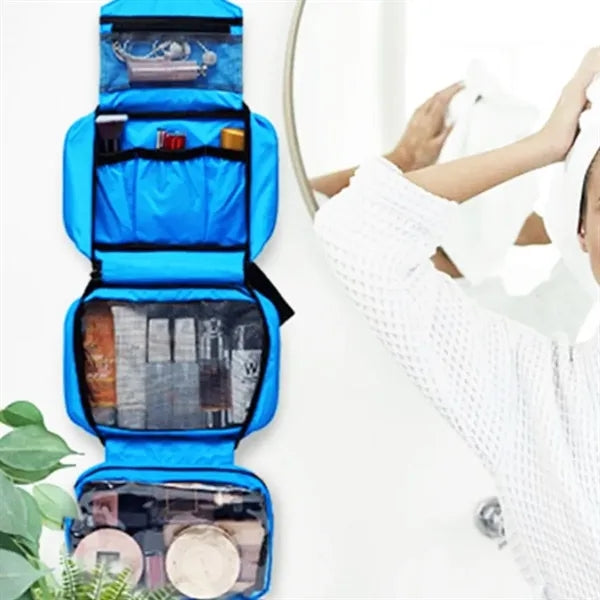 Custom Hanging Toiletry Organizer Travel Bag