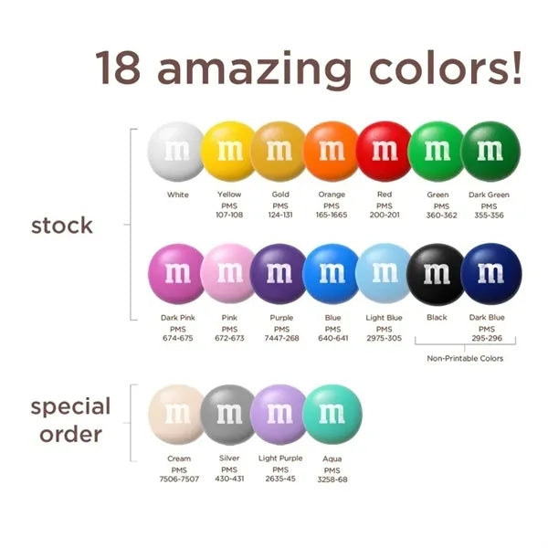 Mug set with Color Choice M&M's