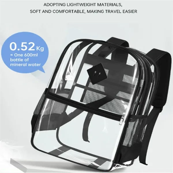 Pvc Transparent Backpack