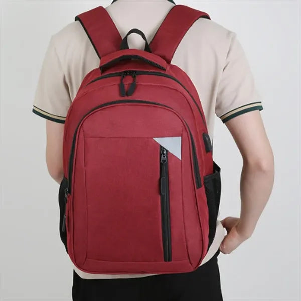 25L Durable Commuter Backpack with USB Charging Port