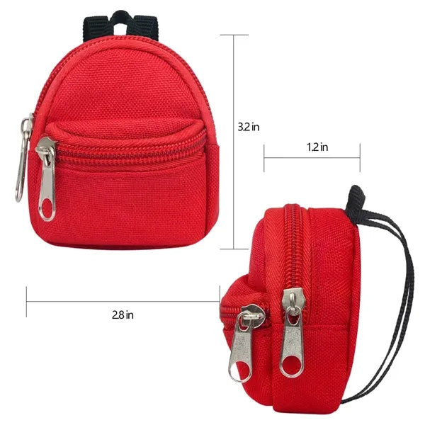 Extra Tiny Zipper Small Coin Purse Pendant