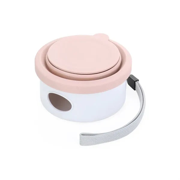 Collapsible Silicone Dog Bowl with Waste Bag and Travel Cup