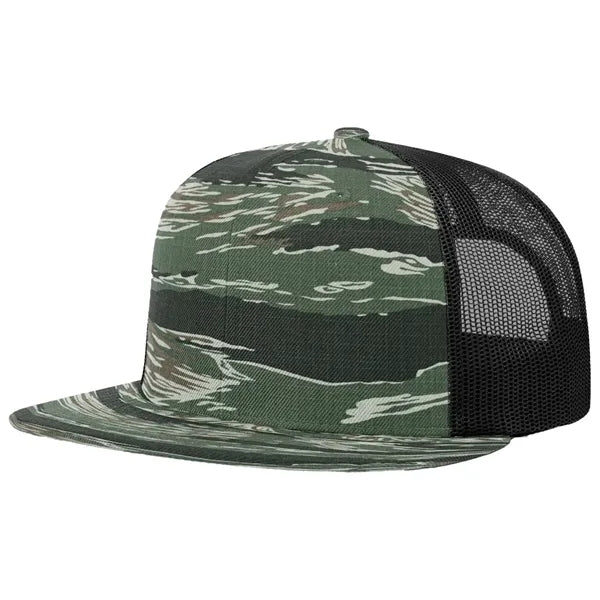 Richardson Flatbill Trucker Hat Snapback Wool Blend