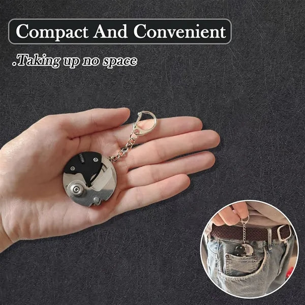 Camping work EDC multitool folding keychain pocket knife
