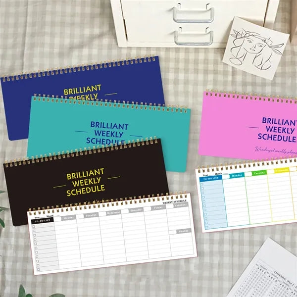 Work tasks desk To Do List notepad undated weekly planner