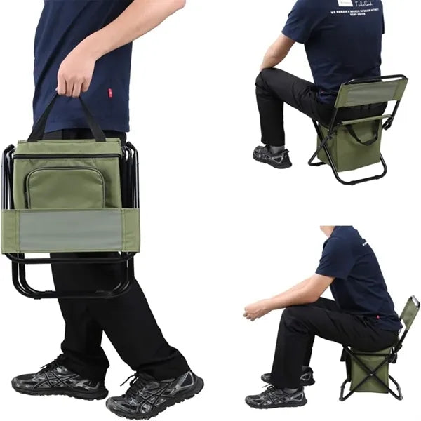 Fishing Chair with Cooler Bag