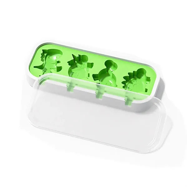 Cartoon Shape Silicone Ice Cream and Popsicle Mold Kit
