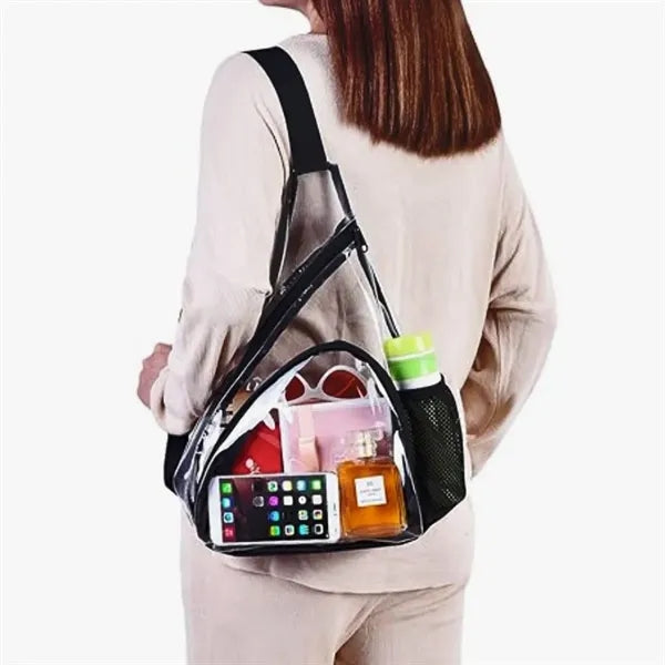 Clear Sling Backpack for Stadium & Security Access