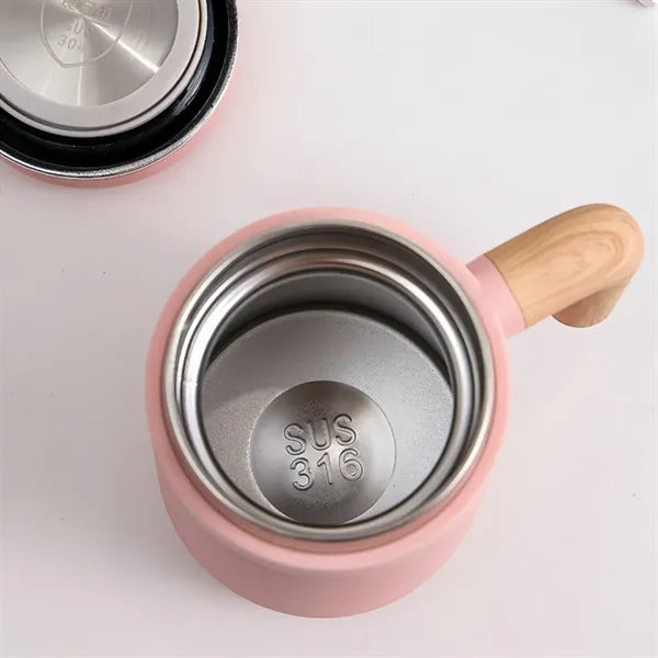16oz Stainless Steel Tumbler with Handle