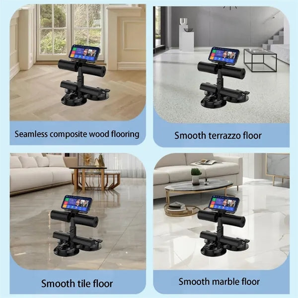 Smart Sit Up Aid With Phone Holder And Triple Suction Base