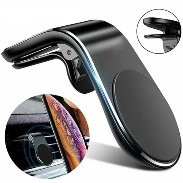 Magnetic Car Air Vent Mount Holder Aluminum Phone Stand