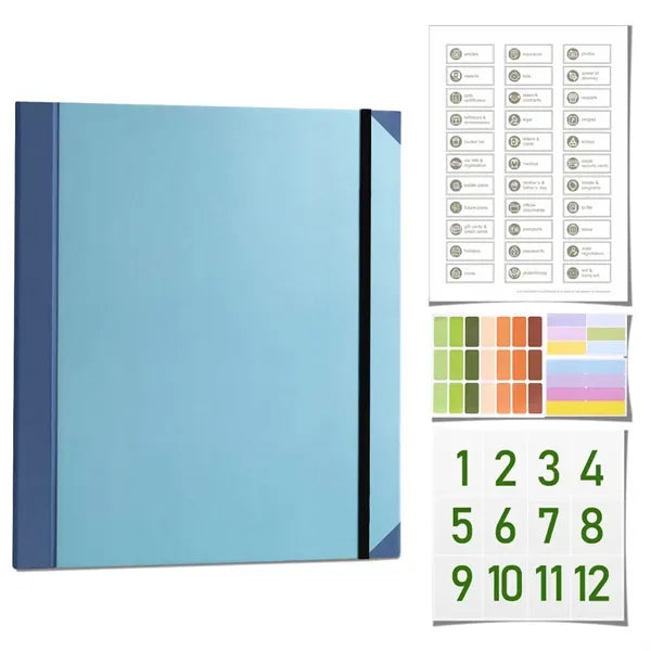Durable Closure Accordion Pocket File Organizer Folder