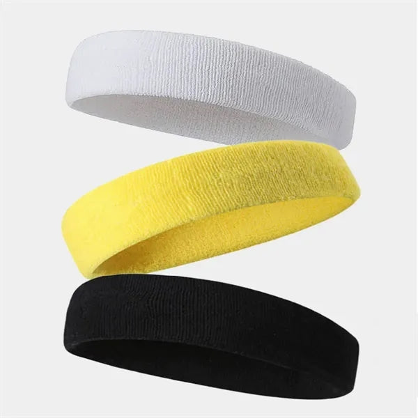 Custom Sweat-Wicking Sports Headband for Running and Yoga