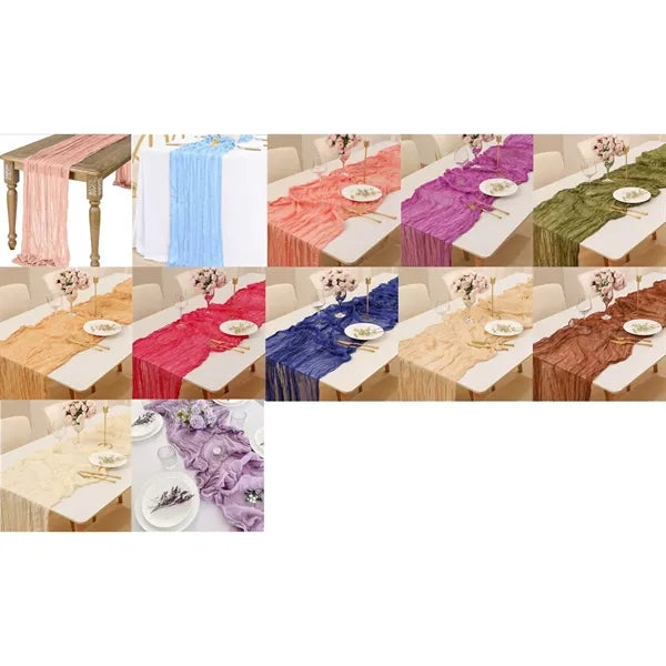 Cheesecloth Table Runner