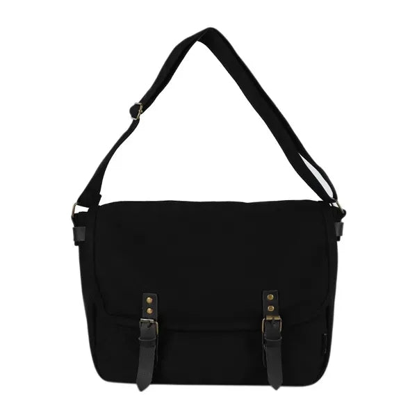 Unisex Canvas Messenger Bag