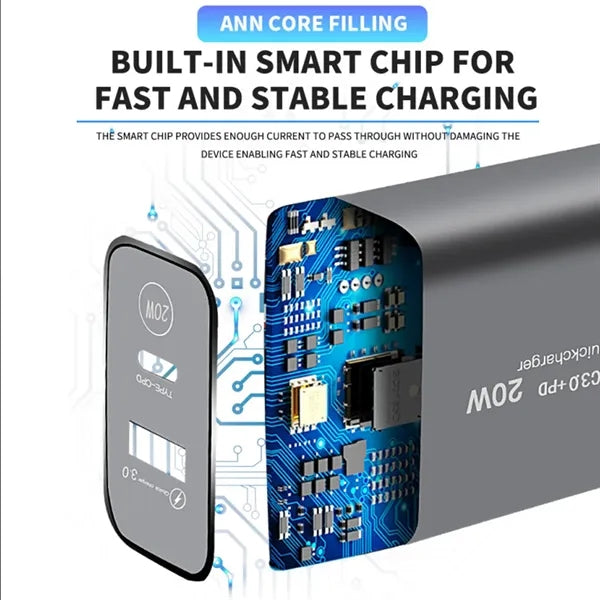 Dualport 20W Pd Fast Charger