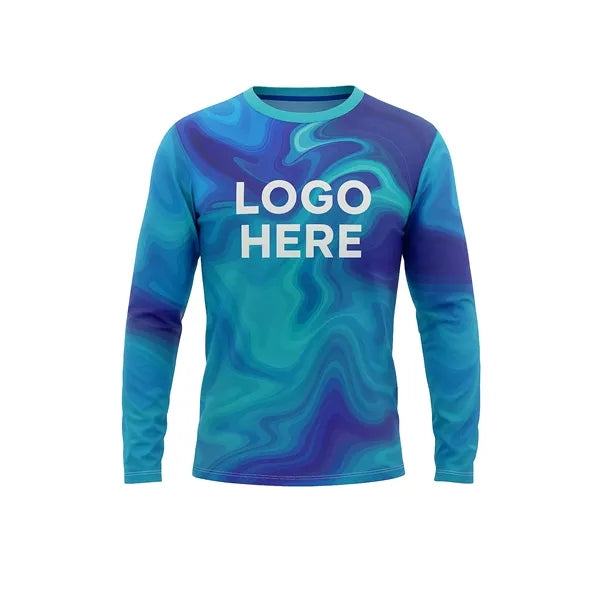 Sublimated Long Sleeve T Shirt Unisex Interlock
