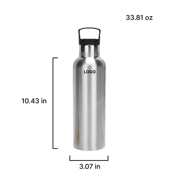66oz Stainless Steel Vacuum Bottle with Handle