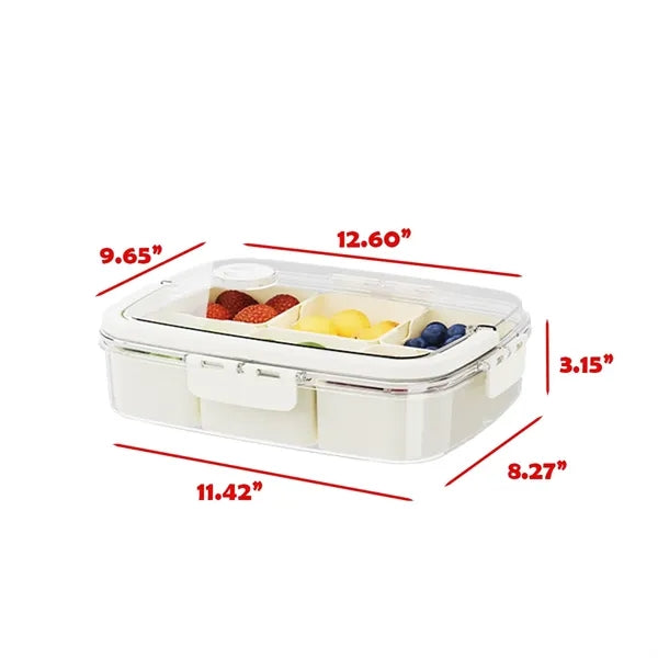 Premium White PET Fresh-Keeper Storage Container