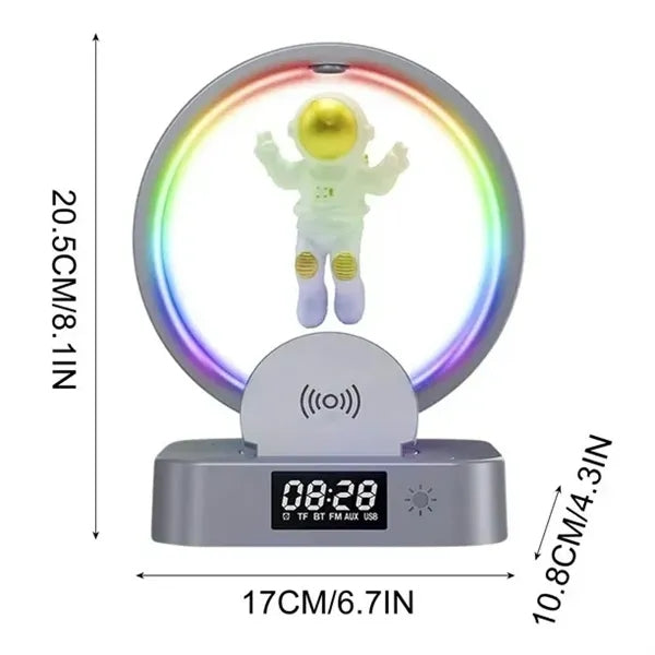 Magnetic Levitation Bluetooth Speaker Wireless Charging Alar