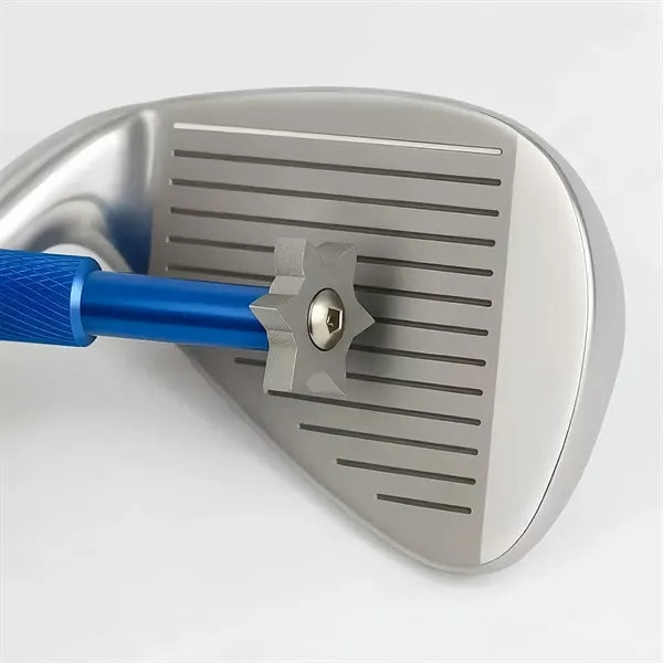 Golf Club Groove Sharpener Cleaner Tool With Keychain