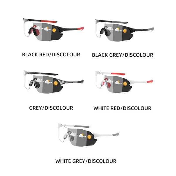 Windproof Anti-Fog UV Protection Polarized Wrap Sunglasses