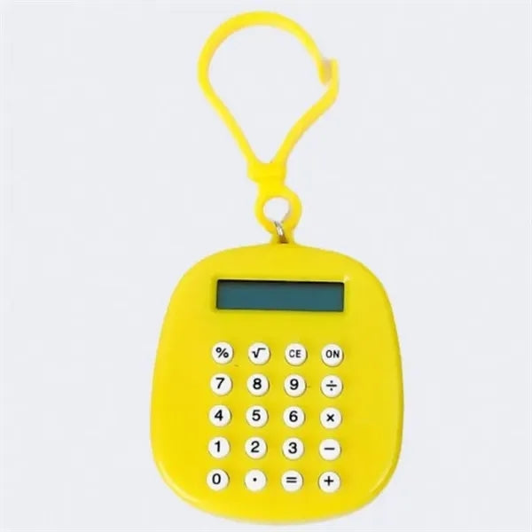 Mini Calculator Keychain With Maze