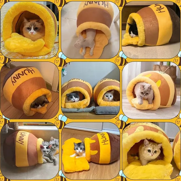 Honey Pot Cat Cave Bed