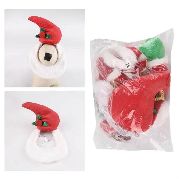 Funny pet Xmas upright clothes