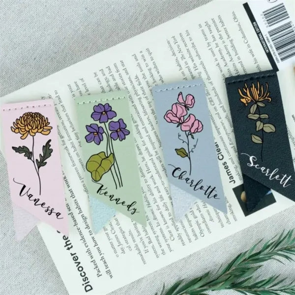 Leather Bookmark Corner Marker Clip Read Sign