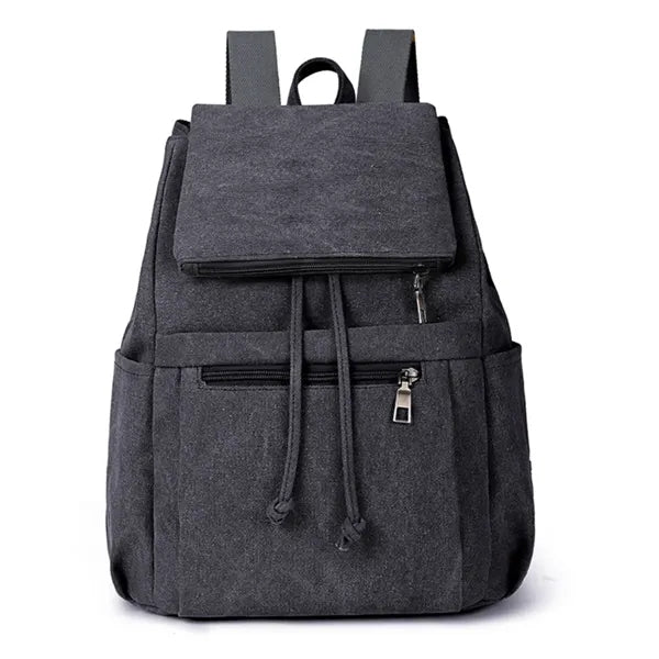 Portable Canvas Backpack Rucksack