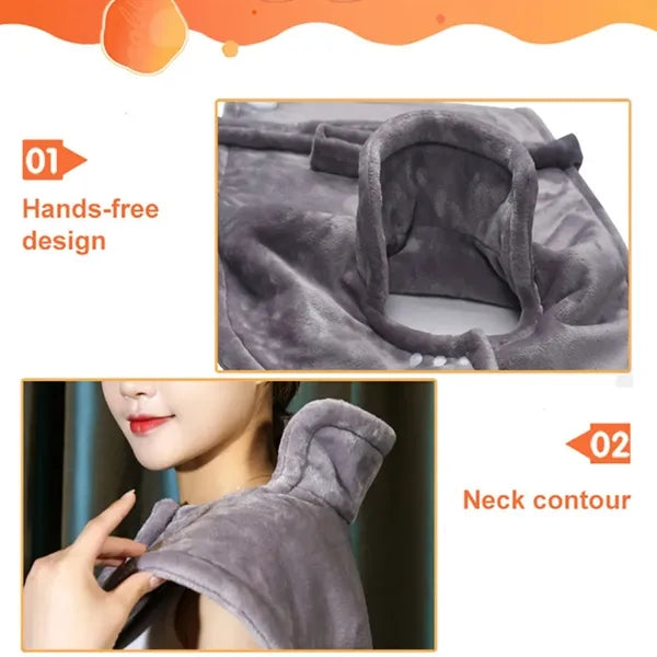 Electric heating shawl for upper body