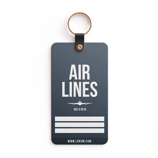 Custom Luggage Tag Keychains