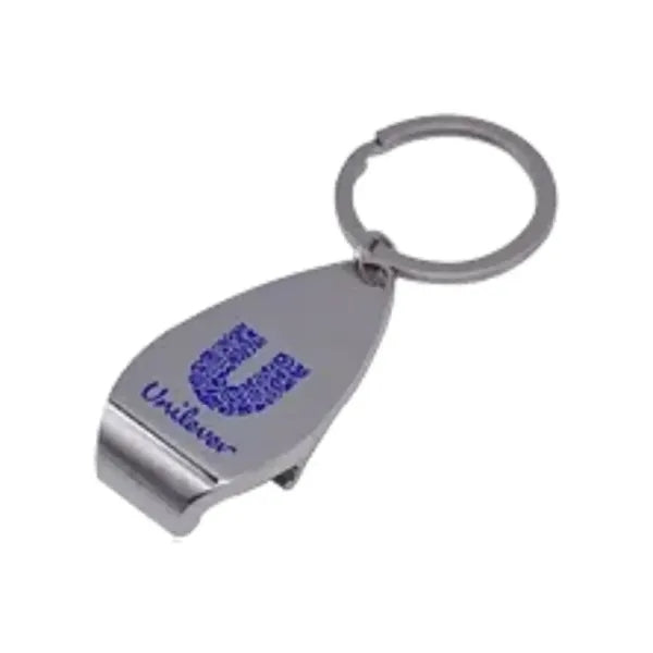 Custom Bottle Opener Metal Keychain - Style C
