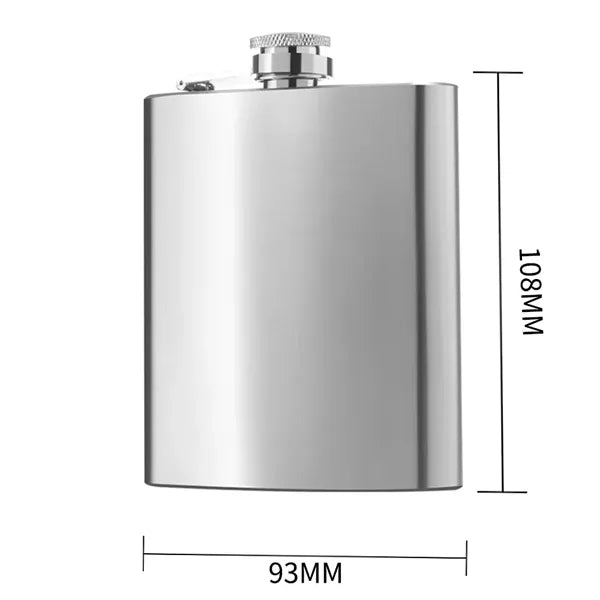 7oz Stainless Steel Hip Flask Gift Set