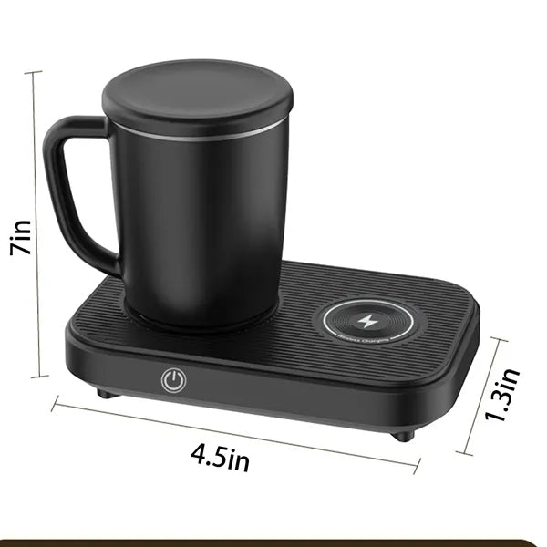 12 oz 3-in-1 Hot and Cold Coaster for Home Office Desk
